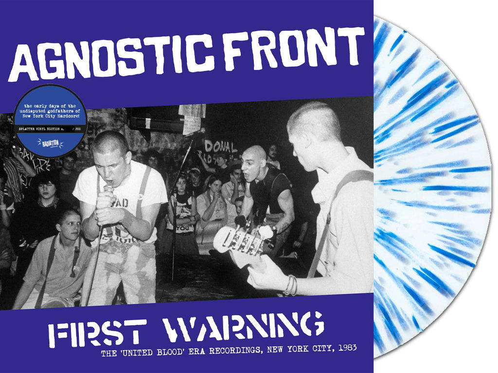 *PRE-ORDER* AGNOSTIC FRONT - THE 'UNITED BLOOD'-ERA RECORDINGS, NEW YORK CITY, 1983 (LP, ALBUM, SPLATTER, LTD250, RE) - NEW