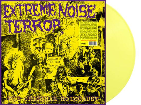 EXTREME NOISE TERROR - A HOLOCAUST IN YOUR HEAD - THE ORIGINAL HOLOCAUST (LP, Album, COLOR, RE) - NEW