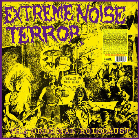 EXTREME NOISE TERROR - A HOLOCAUST IN YOUR HEAD - THE ORIGINAL HOLOCAUST (LP, Album, RE) - NEW