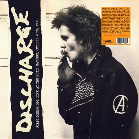 *PRE-ORDER* DISCHARGE - FIRST LONDON GIG, LIVE AT THE MUSIC MACHINE, OCTOBER 28TH, 1980 (LP, Album, RE) - NEW