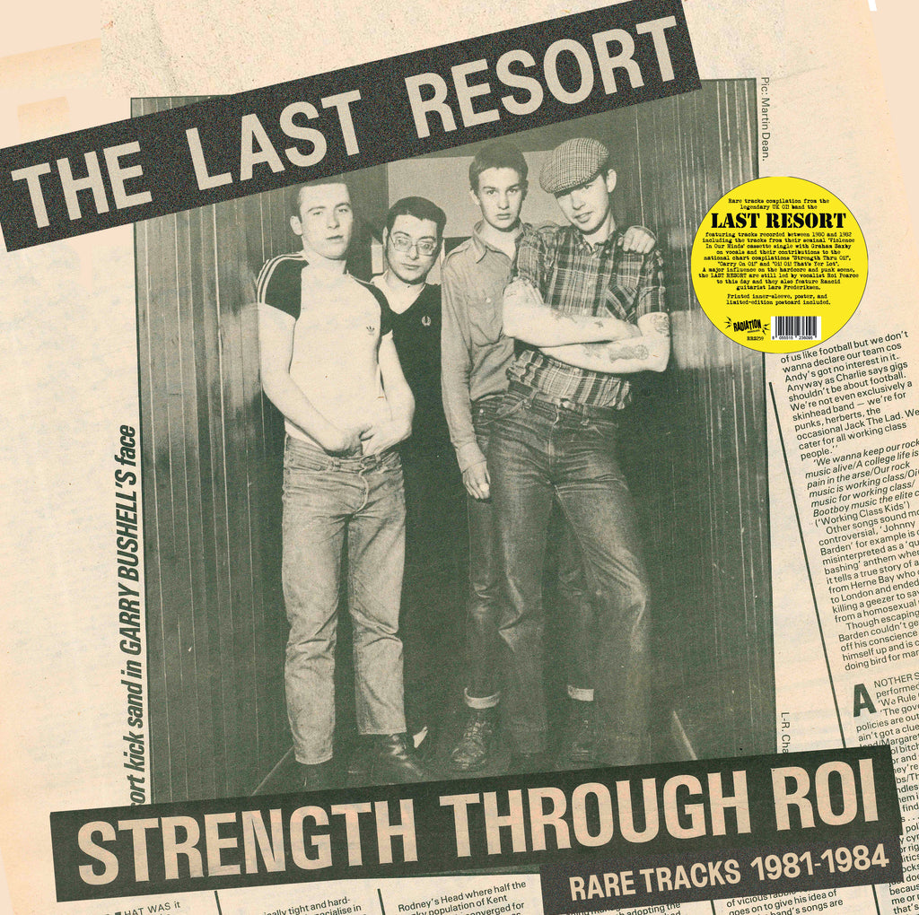 *PRE-ORDER* LAST RESORT - STRENGTH THROUGH ROI - RARE TRACKS 1981-1984 (LP, Album, RE) - NEW