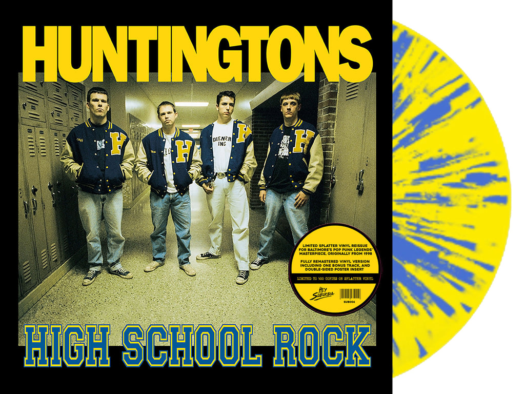 *PRE-ORDER* HUNTINGTONS - HIGH SCHOOL ROCK (LP, Album, RE, SPLATTER) - NEW