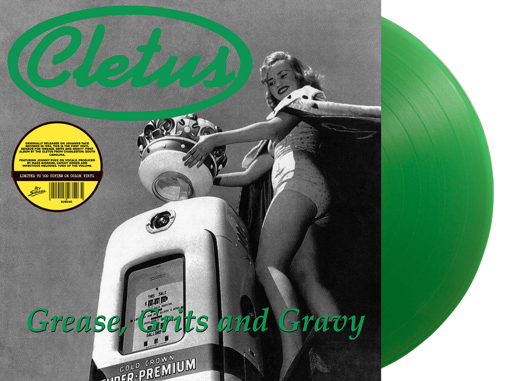 CLETUS - GREASE, GRITS AND GRAVY (LP, Album, GREEN) - NEW