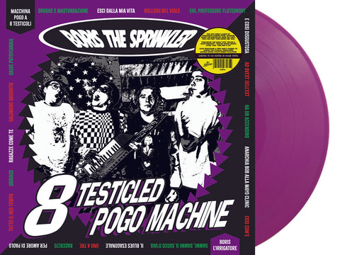 BORIS THE SPRINKLER - 8 TESTICLED POGO MACHINE (LP, Album, RE, LTD COLOR) - NEW