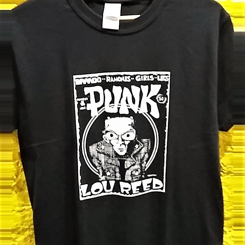 LOU REED - "Punk" logo T-SHIRT *** ALL SIZES AVAILABLE ***