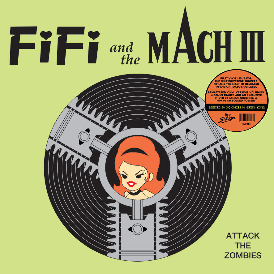 FIFI AND THE MACH 3 - ATTACK THE ZOMBIES (LP, Album, RE, GREEN VINYL) - NEW