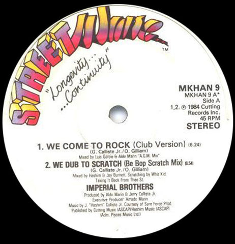 Imperial Brothers - We Come To Rock (12") - USED