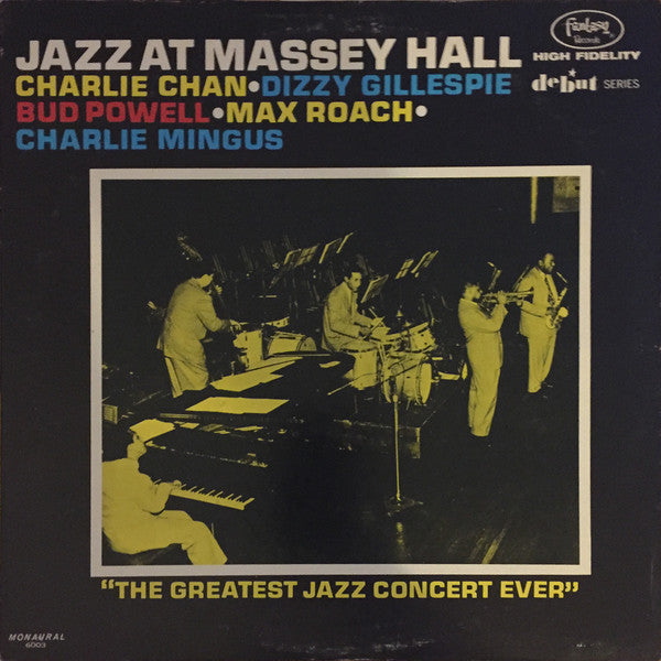 Charlie Chan (5) • Dizzy Gillespie • Bud Powell • Max Roach • Charlie Mingus* - Jazz At Massey Hall (LP, Album, RE) - USED