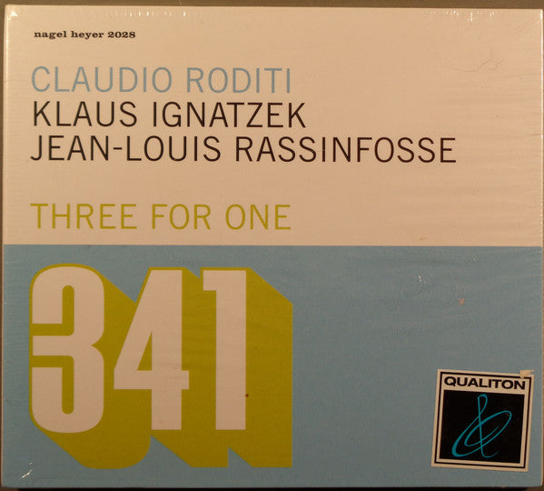 Claudio Roditi, Klaus Ignatzek, Jean-Louis Rassinfosse - Three For One (CD, Album) - USED