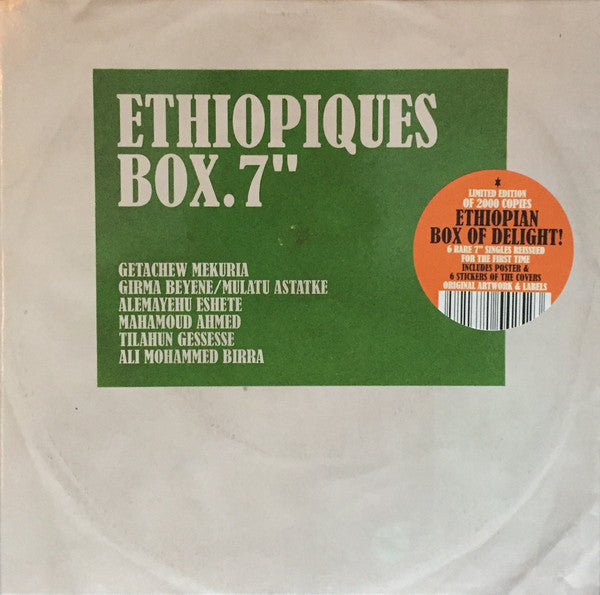 Various - Ethiopiques Box.7" (6x7", RE + Box, Comp, Ltd) - NEW