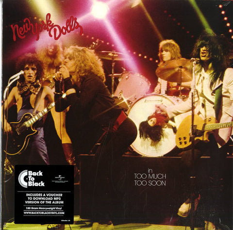 New York Dolls - Too Much Too Soon (LP, Album, RE, 180) - NEW