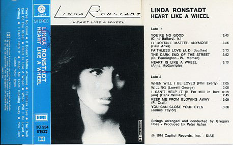 Linda Ronstadt - Heart Like A Wheel (Cass, Album) - USED