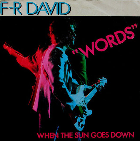 F-R David* - Words (7", Single) - USED