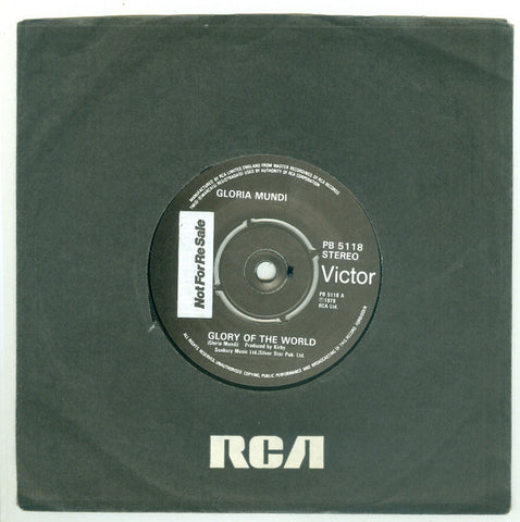 Gloria Mundi - Glory Of The World (7", Com) - USED