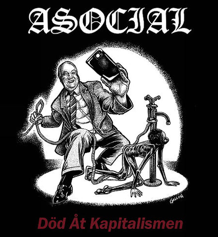 Asocial - Död Åt Kapitalismen (LP, Album) - NEW