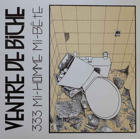 Ventre De Biche - 333 Mi-Homme Mi-Bête (LP, Album, Dlx, Ltd) - NEW