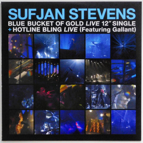 Sufjan Stevens - Blue Bucket Of Gold (Live) / Hotline Bling (Live) (12", Single, Blu) - NEW
