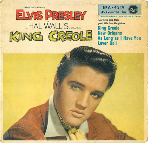 Elvis Presley - King Creole (7", EP, RP) - USED