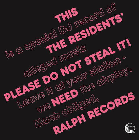 The Residents - Please Do Not Steal It! (LP, Comp, Ltd, Num, RE, Cry) - NEW