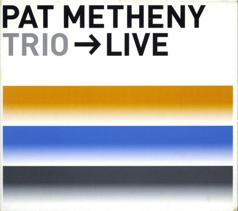 Pat Metheny Trio - Trio → Live (2xCD, Album, Dig) - USED