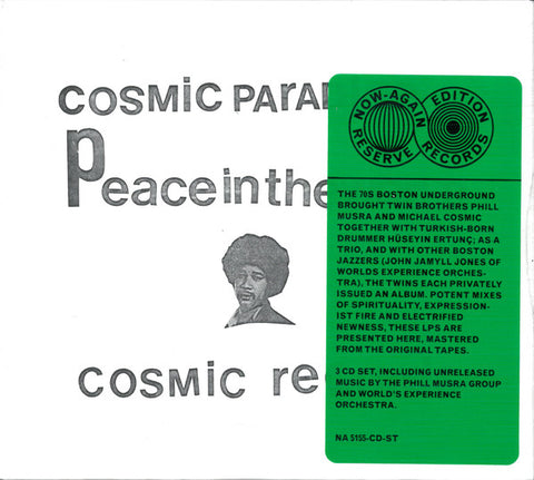 Michael Cosmic & Phill Musra Group* - Cosmic Paradise - Peace In The World - Cosmic Records (3xCD, Comp, RM) - NEW