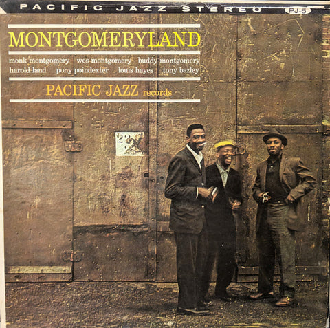 Monk Montgomery, Wes Montgomery, Buddy Montgomery, Harold Land, Pony Poindexter, Louis Hayes, Tony Bazley - Montgomeryland (LP, Album) - USED