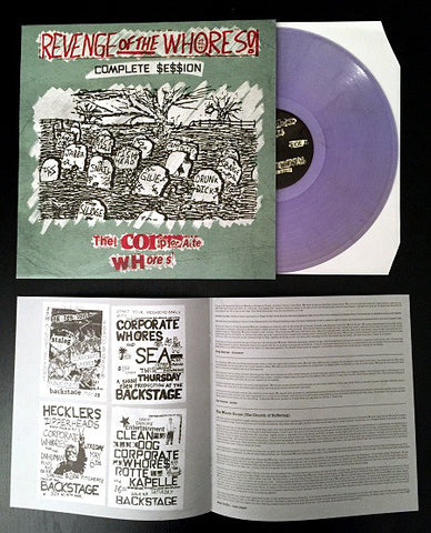 The Corporate Whores (2) - Revenge Of The Whores (LP, Ltd, Gre) - NEW