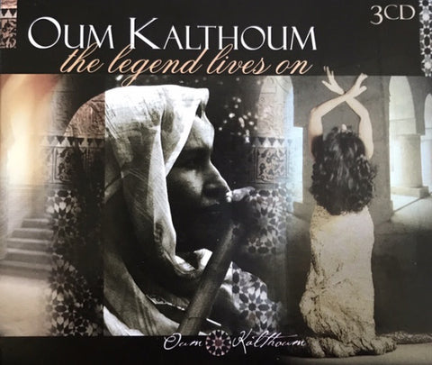 Oum Kalthoum - The Legend Lives On (3xCD, Comp, RM) - USED