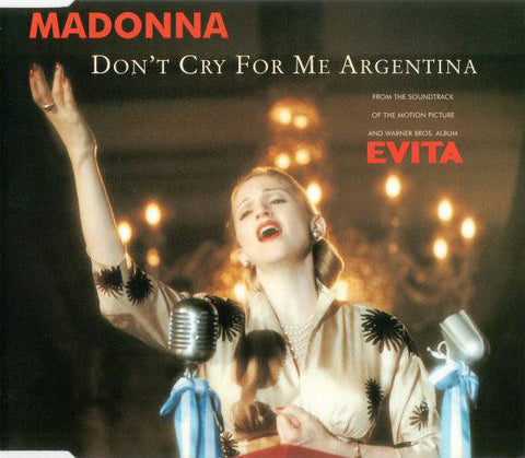 Madonna - Don't Cry For Me Argentina (CD, Single, CD2) - USED