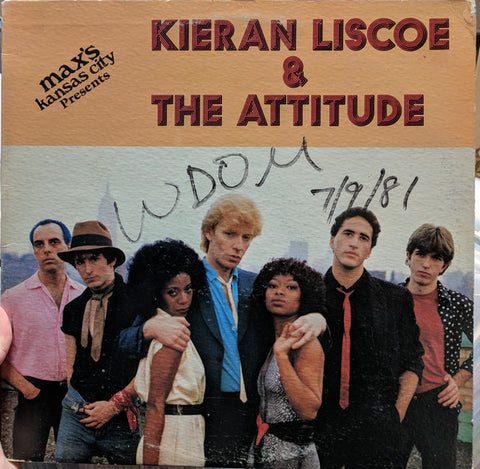 Kieran Liscoe & The Attitude - Max's Kansas City Presents Kieran Liscoe & The Attitude (LP, Album) - USED