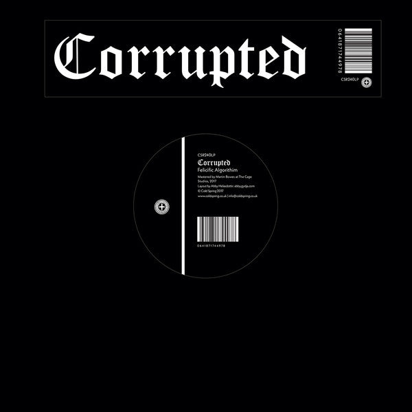 Corrupted - Felicific Algorithim (LP, Ltd) - USED