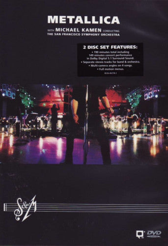 Metallica With Michael Kamen Conducting The San Francisco Symphony Orchestra - S&M (2xDVD-V, Multichannel, PAL) - USED