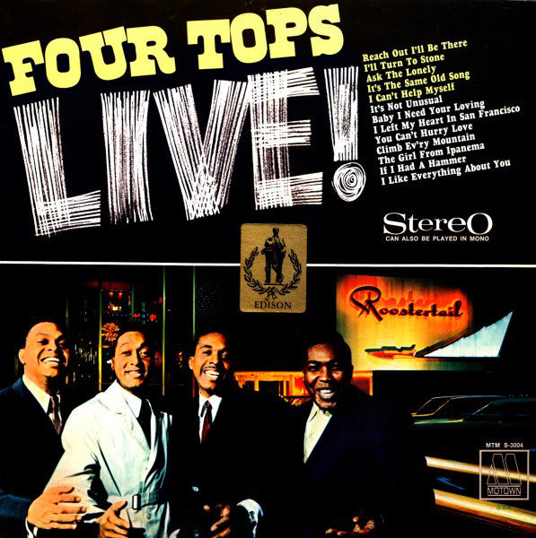 Four Tops - Live! (LP, Album) - USED