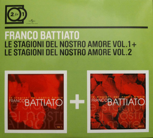 Franco Battiato - Le Stagioni Del Nostro Amore Vol.1 + Le Stagioni Del Nostro Amore Vol.2 (2xCD, Comp, Enh, RE) - USED