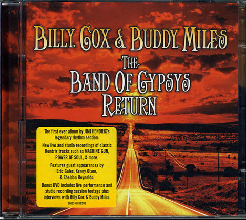 Billy Cox & Buddy Miles - The Band Of Gypsys Return (CD, Album + DVD-V, 0 R) - USED