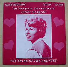 Janet McBride - The Pride of the Country (LP, Comp, Mono) - USED