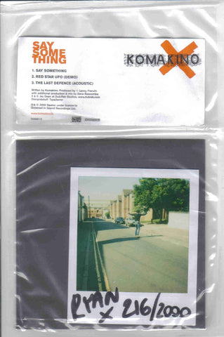 Komakino (3) - Say Something (CD, Single, Ltd, Num) - USED