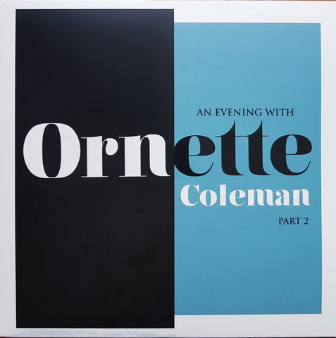 Ornette Coleman - An Evening With Ornette Coleman, Part 2 (LP, Album, Ltd, RE, Tra) - NEW