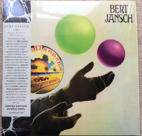 Bert Jansch - Santa Barbara Honeymoon (LP, Album, Ltd, RE, Pur + CD) - NEW