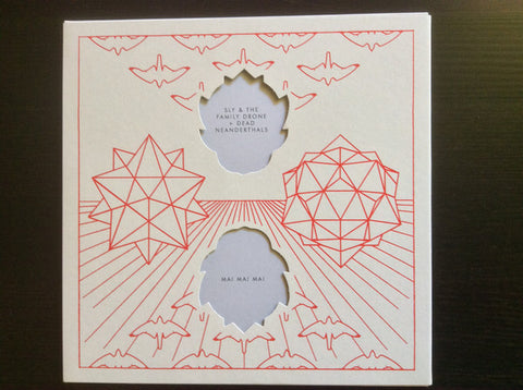 Sly & The Family Drone + Dead Neanderthals / Mai Mai Mai - Flesh Logics / Anatole (7", Single, Club, Ltd) - NEW
