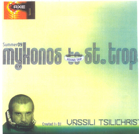 Various Created By Vassili Tsilichristos - Round Trip - Mykonos To St. Tropez - Summer 09 (2xCD, Comp) - USED
