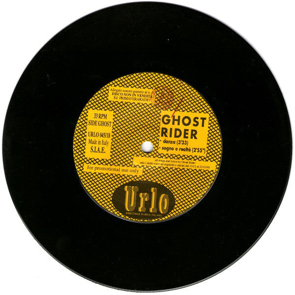 Ghost Rider (2) - Ghost Rider (7", Promo) - USED