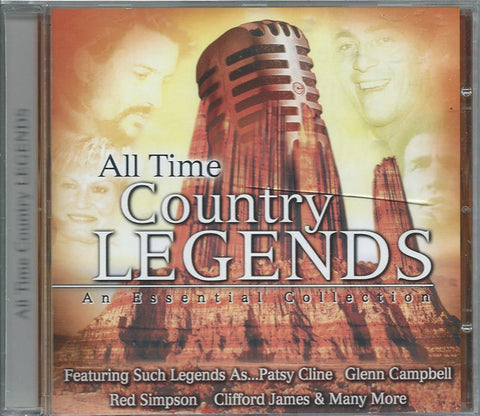 Various - All Time Country Legends (CD, Album) - USED