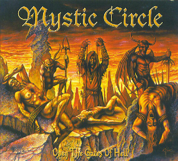 Mystic Circle - Open The Gates Of Hell (CD, Album, Ltd, Dig) - USED