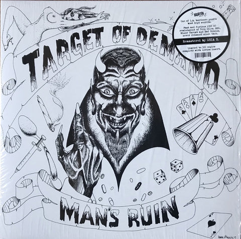 Target Of Demand (2) - Man's Ruin (LP, Album, Ltd, RE, RM, Whi) - NEW
