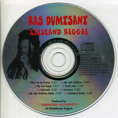 Ras Dumisani & Afrikhaya - Zululand Reggae (CD, Album) - USED