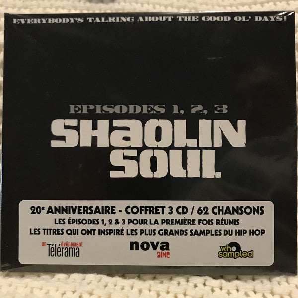 Various - Shaolin Soul (Episodes 1, 2, 3) (3xCD, Comp, RM) - NEW