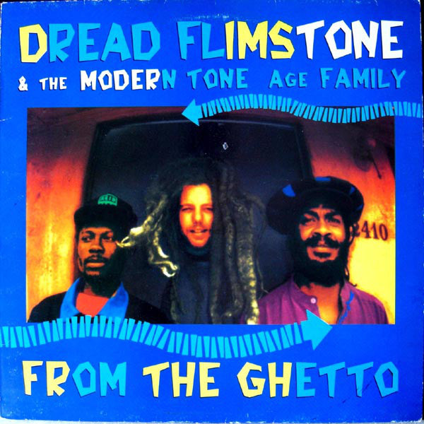 Dread Flimstone And The Modern Tone Age Family - From The Ghetto (LP, Album) - USED