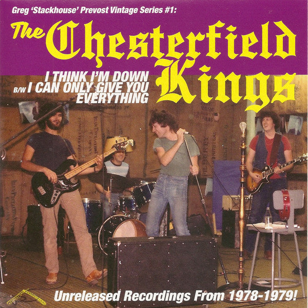 The Chesterfield Kings - I Think I'm Down B/W I Can Only Give You Everything (7", Single) - NEW