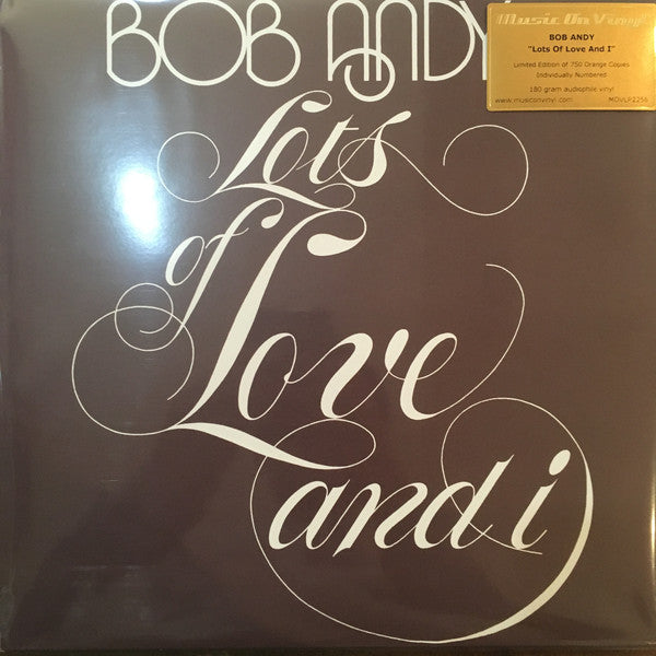 Bob Andy - Lots Of Love And I (LP, Album, Ltd, Num, RE, Ora) - NEW